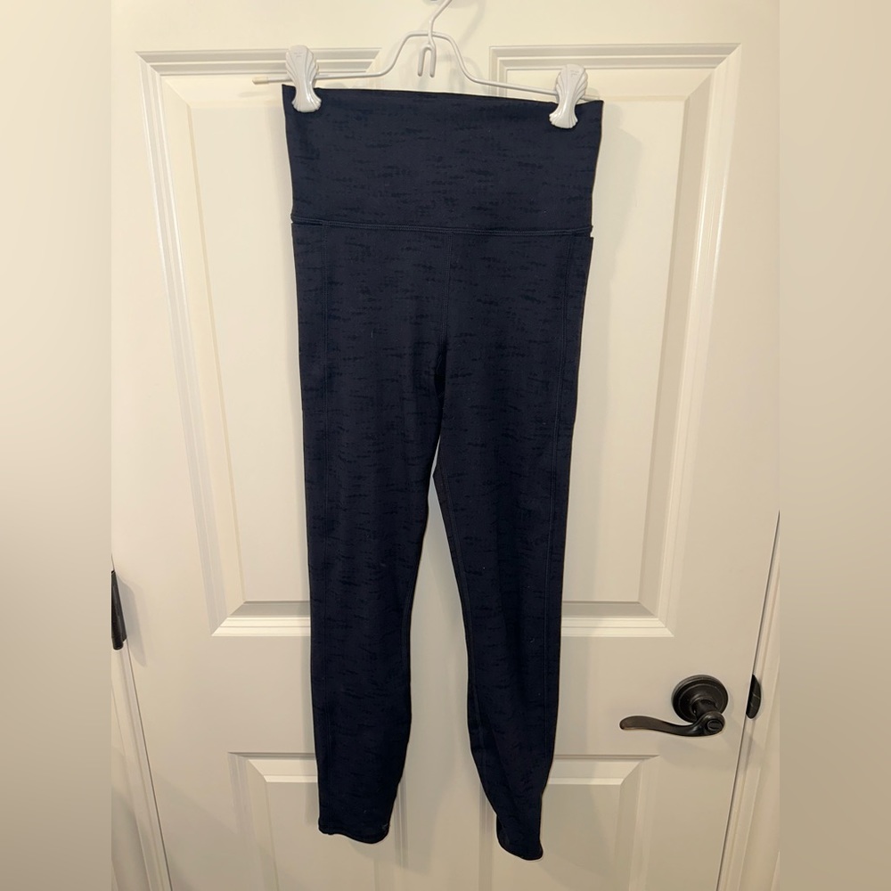 Vuori studio pocket legging midnight slub size XS